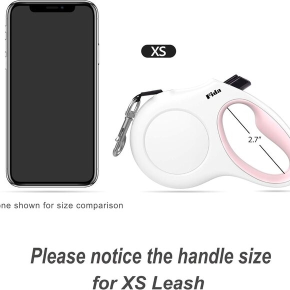 Retractable Dog Leash with Dispenser and Poop Bags, 10 ft Pet Walking Leash for - Picture 5 of 7